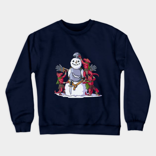 Kobolds & Snowhero Crewneck Sweatshirt by GiveNoFox